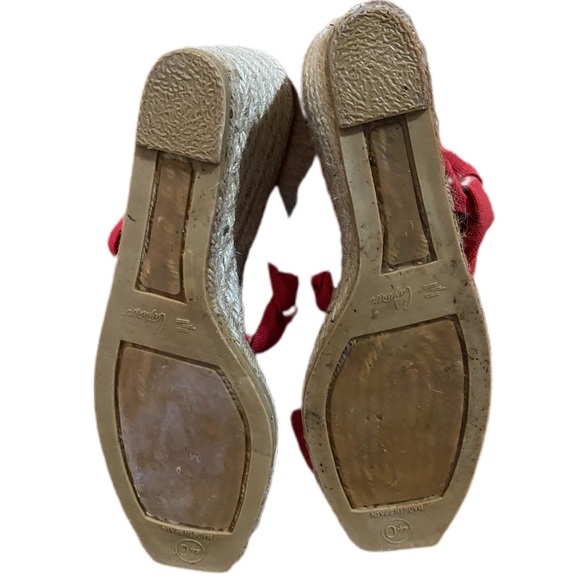 Castañer red wedge sandals - Picture 4 of 4
